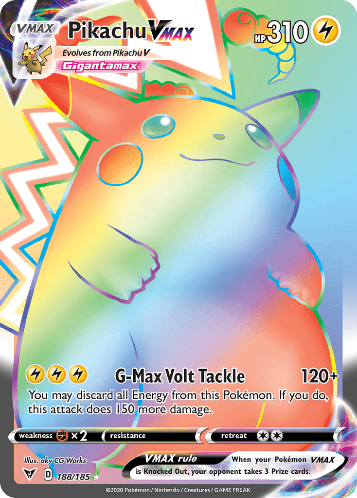 Pikachu VMAX (Rainbow) - Surging Sparks